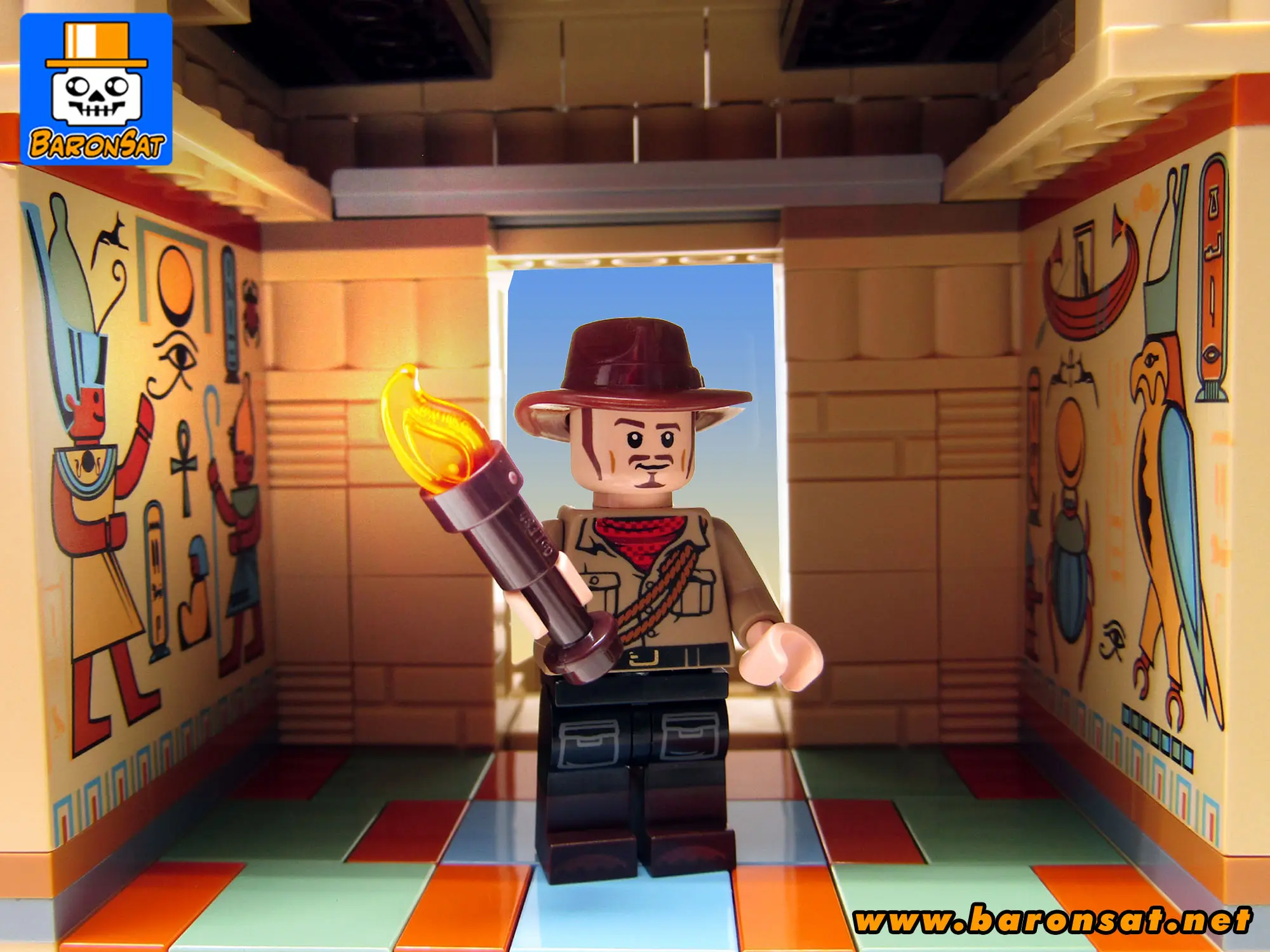 Johnny Thunder explores ancient tomb